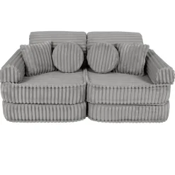 - Sofá Infantil Churros Pocket Plus Color Gris Moon Dust*MEOWBABY New