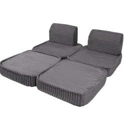 - Sofá Infantil Churros Pocket Basic Color Gris Moon Dust*MEOWBABY Sale