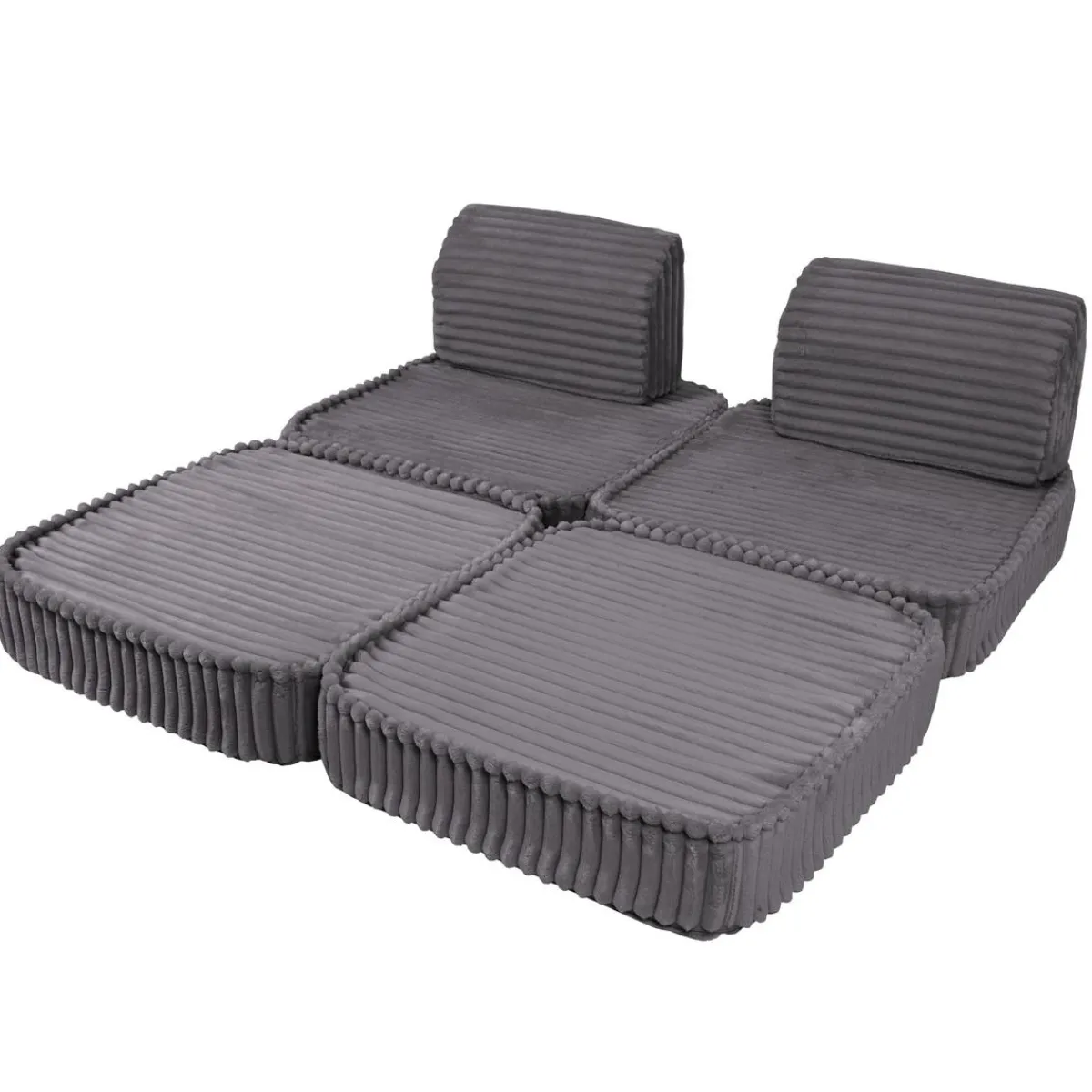 - Sofá Infantil Churros Pocket Basic Color Gris Moon Dust*MEOWBABY Sale