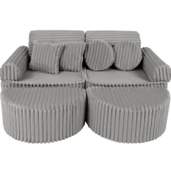 - Sofá Infantil Churros Pocket Max Color Gris Moon Dust*MEOWBABY Discount