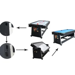 Mesa Multijuego giratoria 4 en 1*PL OCIOTRENDS Online