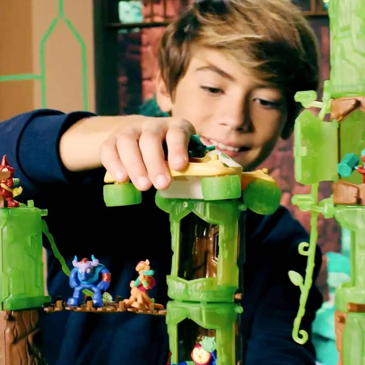 Metazells - Mega pack 7 figuras + 2 troncos serie 1*IMC Outlet