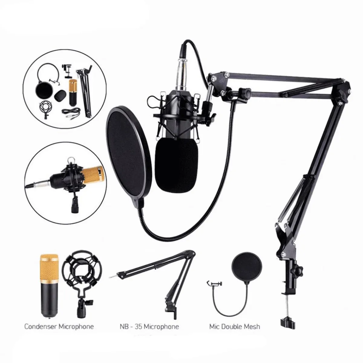 Micrófono condensador profesional BMKLACK 800*KLACK EUROPE Hot