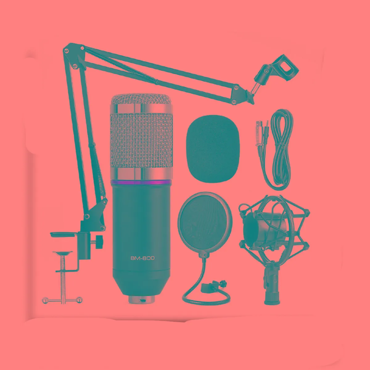 Micrófono condensador profesional BMKLACK 800*KLACK EUROPE Hot