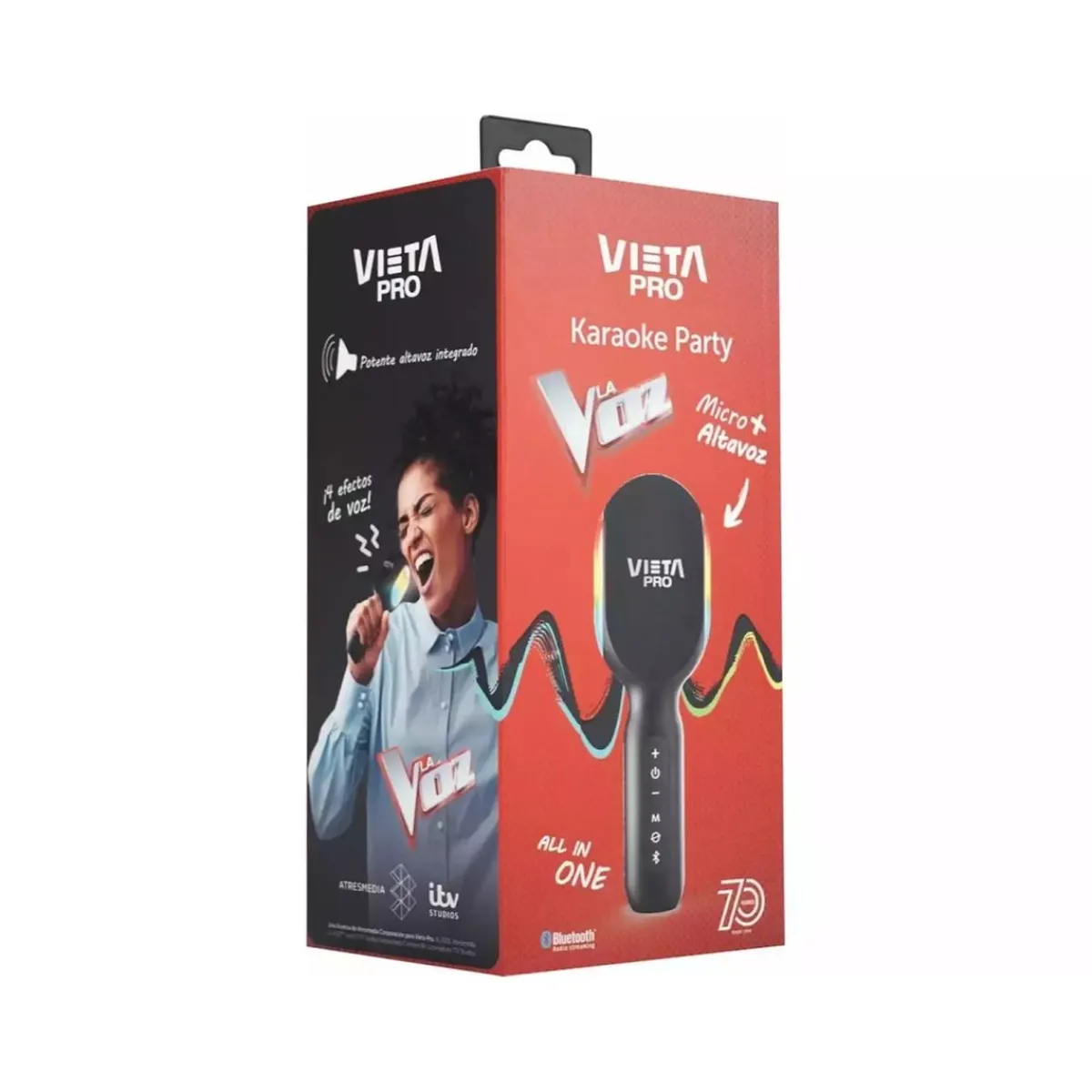 Micrófono Karaoke Vieta Pro con altavoz La Voz*TOY PARTNER Sale