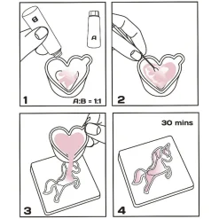 - Pegamento mágico 5 animales*MICRO PLANET