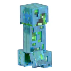 Minecraft - Figura articulada Creeper Nivel Diamante con accesorios ㅤ Figuras De Acción
