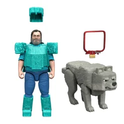 Clearance Minecraft - Pack 2 figuras Steve y Wolf Figuras De Acción