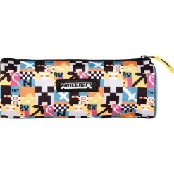 Outlet Minecraft - Portatodo Redondo Pixel Material Escolar