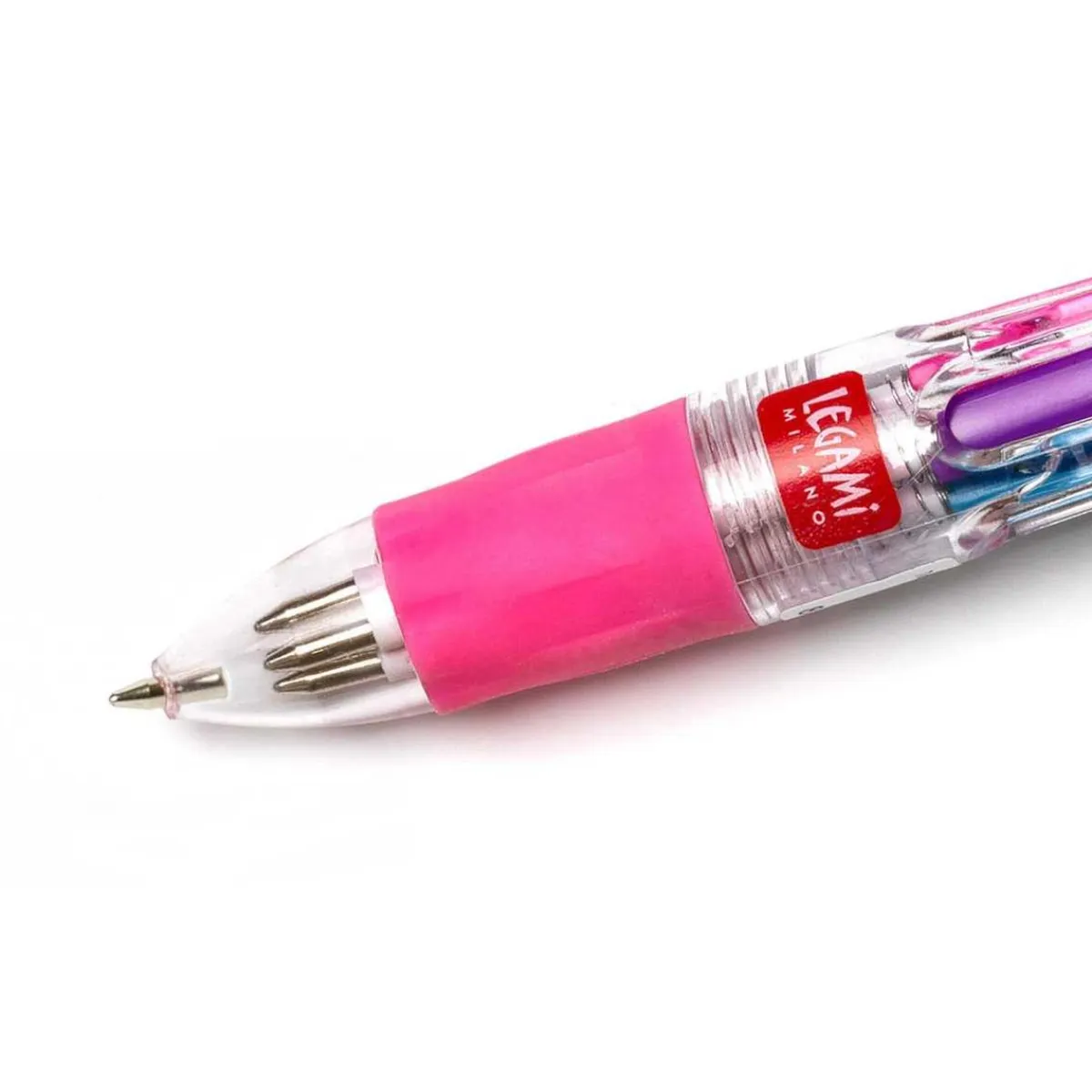 Mini bolígrafo multicolor 4 colores ergonómico 2,3x10cm ㅤ*TOYS "R" US Discount