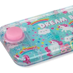 Mini juego portátil de agua con anillos, tema unicornio ㅤ*TOYS 