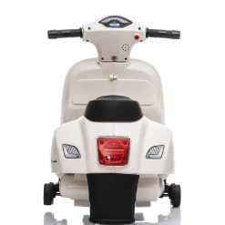 New Mini Vespa blanca 6V Vehículos De Batería O A Pedales