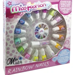 Miss Fashion - Estuche Manicura 16 Esmaltes Purpurina ㅤ*TOYS "R" US Online