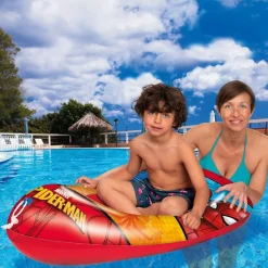 Discount - Barca hinchable Spider-Man para playa y piscina 112 cm ㅤ Juguetes De Verano