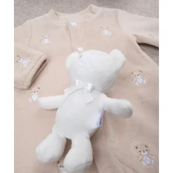 Best Mono de bebé beige con osito de regalo Recién Nacido·Ropa Y Accesorios|Ropa Y Accesorios·Peleles