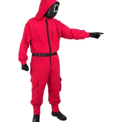 Mono El Juego del Calamar oficial Netflix para adulto L-XL*Funidelia Clearance