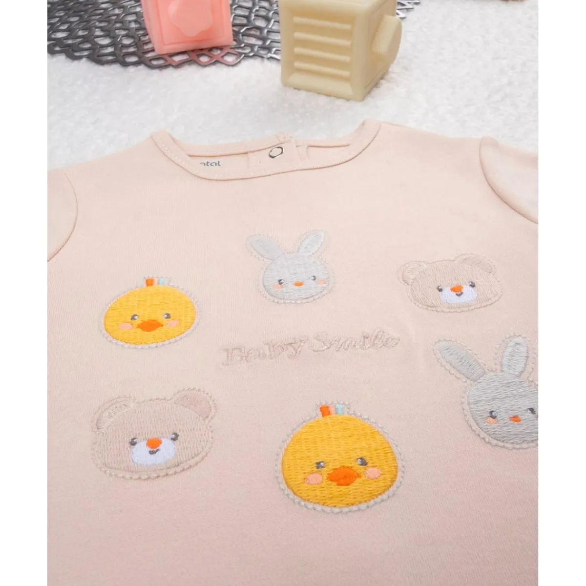 Mono unisex beige baby smile*Prenatal Hot