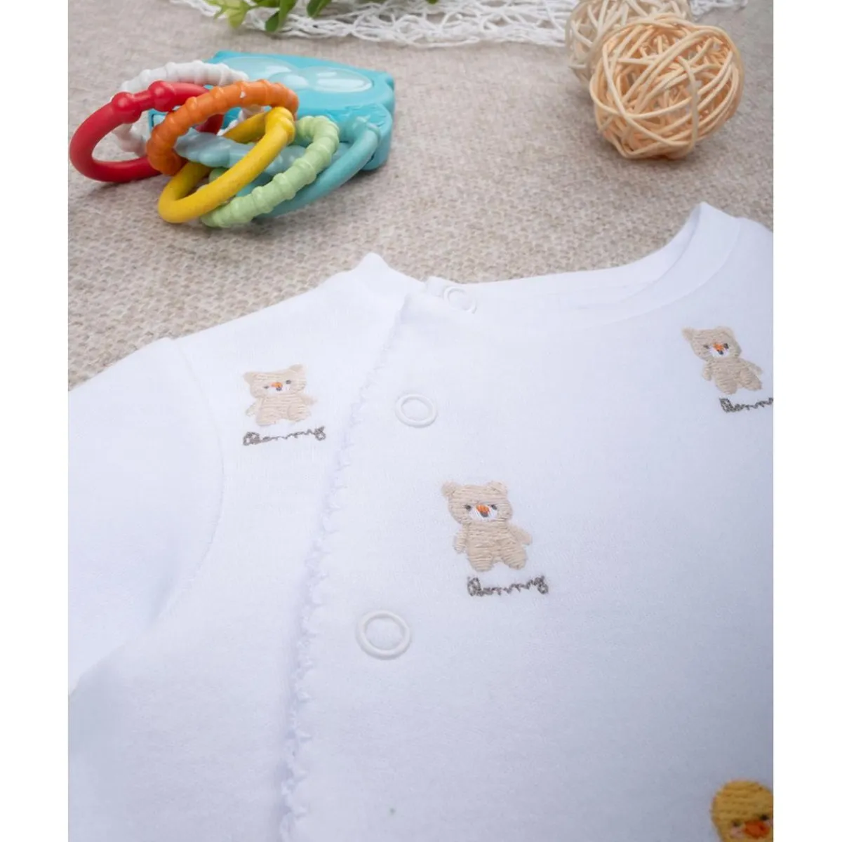 Online Mono unisex sonrisa bordados por todas partes Recién Nacido·Ropa Y Accesorios|Ropa Y Accesorios·Peleles