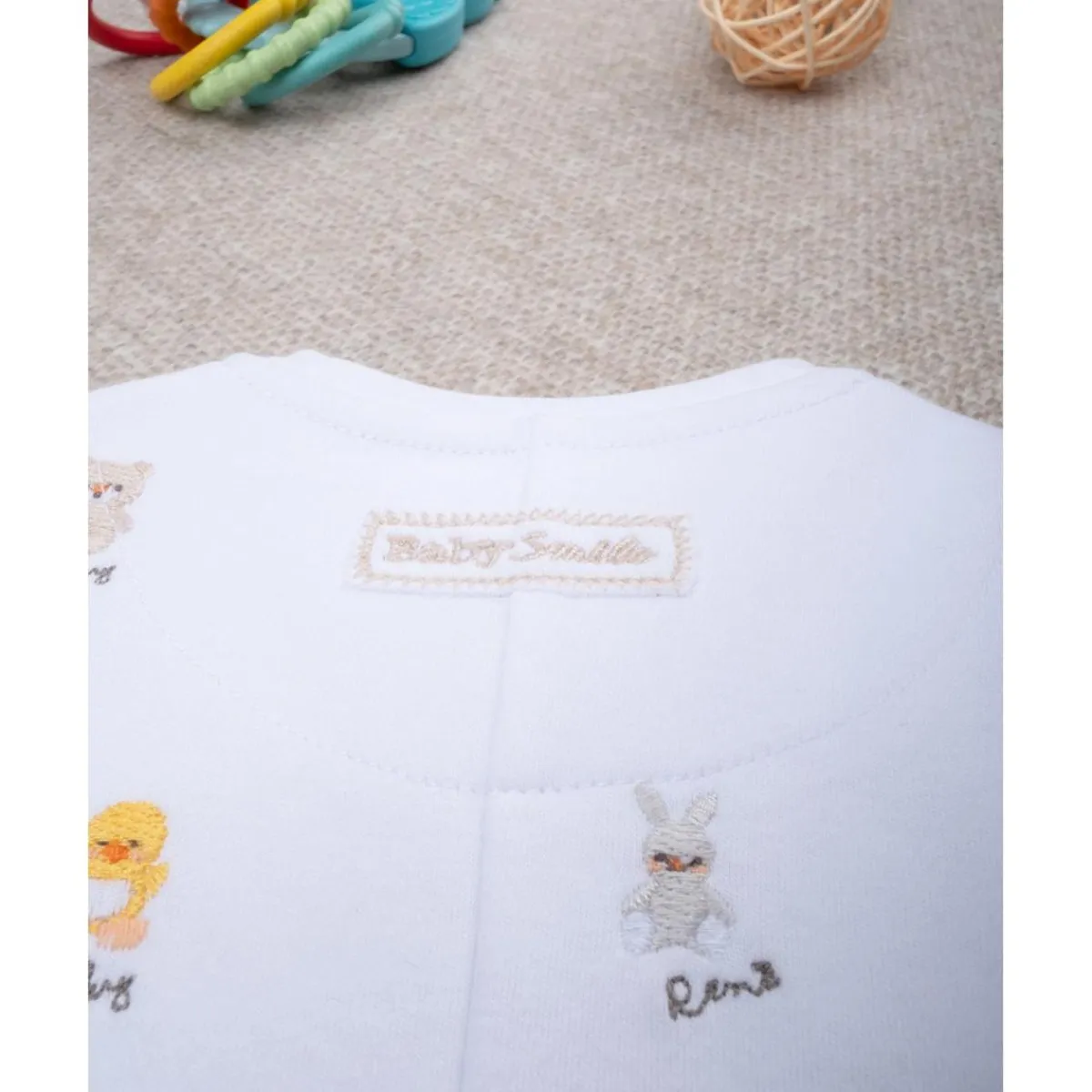 Online Mono unisex sonrisa bordados por todas partes Recién Nacido·Ropa Y Accesorios|Ropa Y Accesorios·Peleles