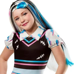Discount Monster High - Peluca Frankie Stein talla Standard para Carnaval, Navidad, Fiestas y Halloween Disfraces|Halloween