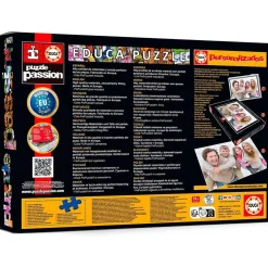 Monster High - Puzzle de 1000 piezas Monster High para adultos, 68 x 48 cm y cola Fix incluida ㅤ*EDUCA BORRAS Clearance