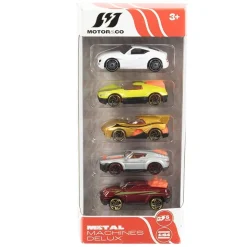 Motor & Co - Conjunto de 5 coches de metal (Varios modelos) Vehículos Y Circuitos