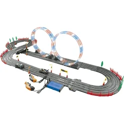 Motor & Co - Pista de Carreras Adrenaline Flash 7,4 m con dos Coches Vehículos Y Circuitos