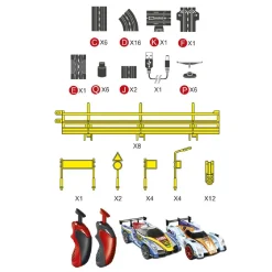 Motor & Co - Pista de Carreras Speedway 4,6 m con 2 Coches*MOTOR & CO R/C Outlet