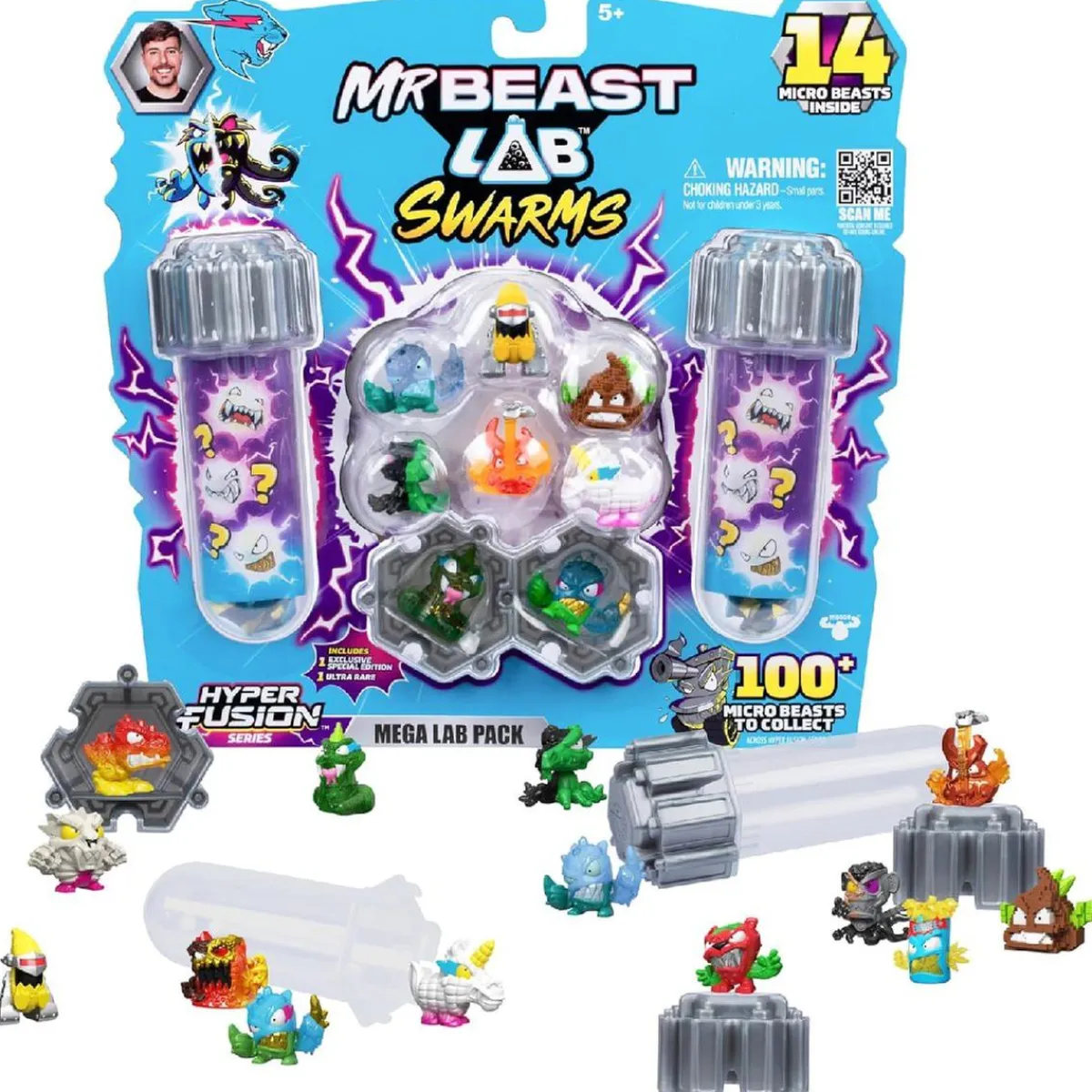 Mr. Swarms - Pack 14 Figuras Coleccionables (Varios modelos)*BEAST LAB Best