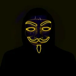 Máscara Anonymous con Luz*RUBIE'S Discount