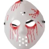 Outlet Máscara de hockey sangrienta viernes 13, color blanco/rojo, unisex ㅤ Disfraces|Halloween