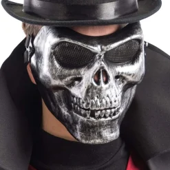 Máscara de teschio gris en plástica rígida*TOYS "R" US Hot