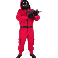 Máscara el Juego del Calamar círculo - Oficial Netflix*Funidelia Clearance