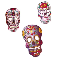 Máscara Sugar Skull Piel (varios modelos)*RUBIE'S Outlet