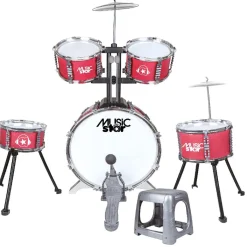 Hot Music Star - Batería con taburete Electrónicos