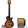 Music Star - Guitarra Eléctrica con Micrófono y Amplificador Electrónicos