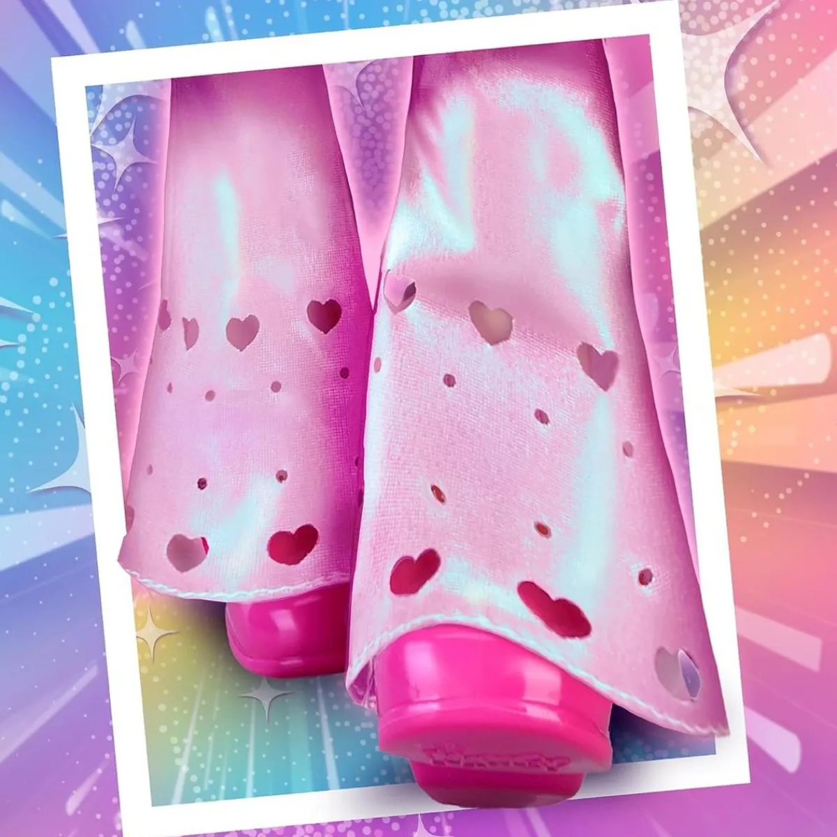 Discount - Muñeca con pelo rosa, juego para peinar y decorar, máquina de gemas y accesorios ㅤ Muñecas