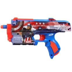 Sale - Capitán América - Lanzador dardos estilo Capitán América ㅤ Nerf Y Blasters