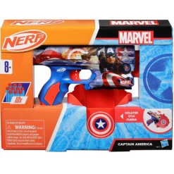 Sale - Capitán América - Lanzador dardos estilo Capitán América ㅤ Nerf Y Blasters
