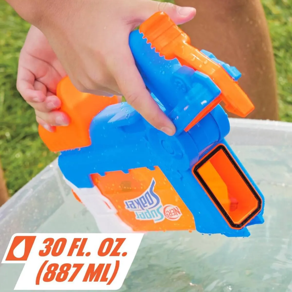 Best - Pistola de agua Super Soaker Flip Fill Juguetes De Verano
