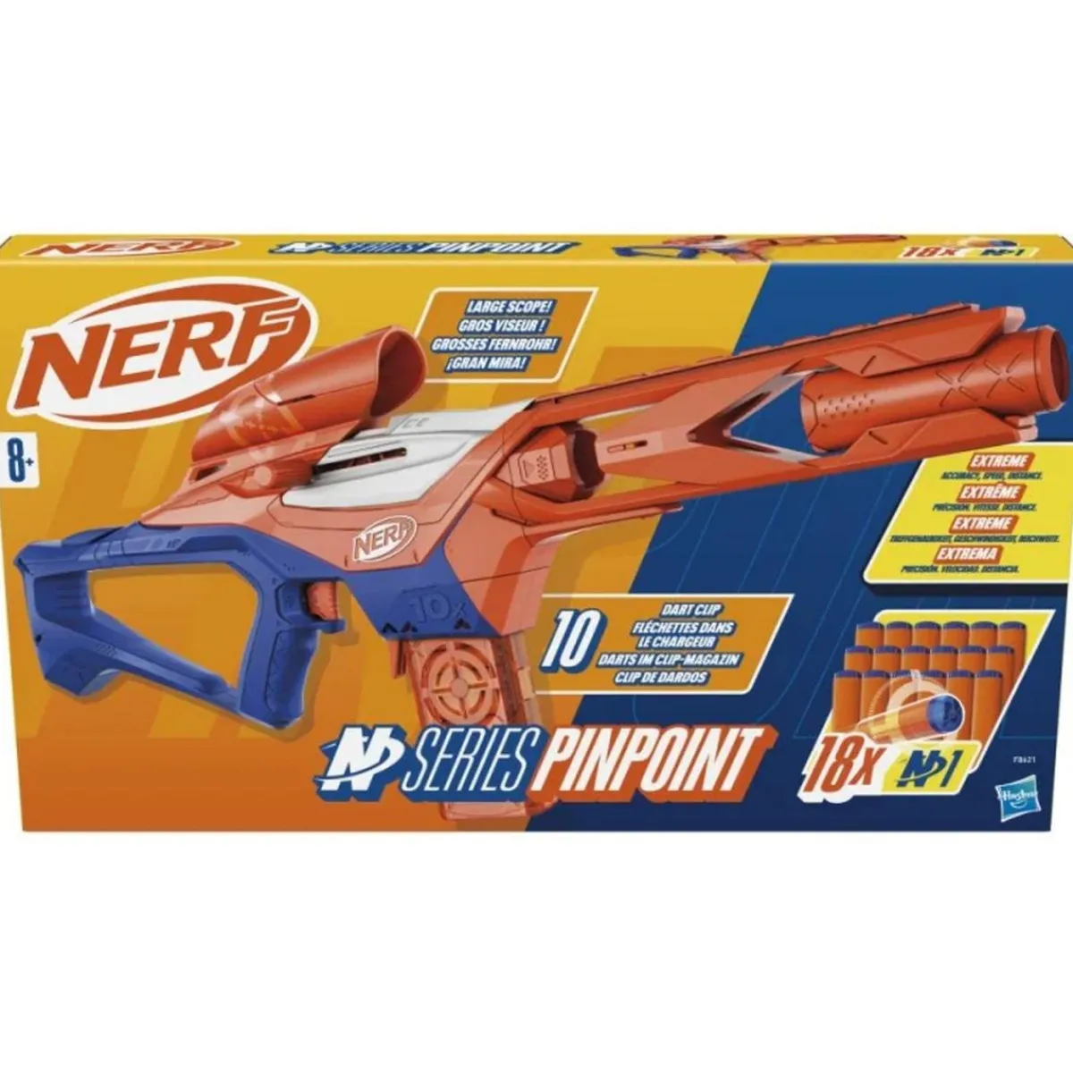 - Pistola pinpoint*NERF Hot