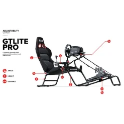 - Cockpit de carrera GT Lite PRO plegable Videojuegos