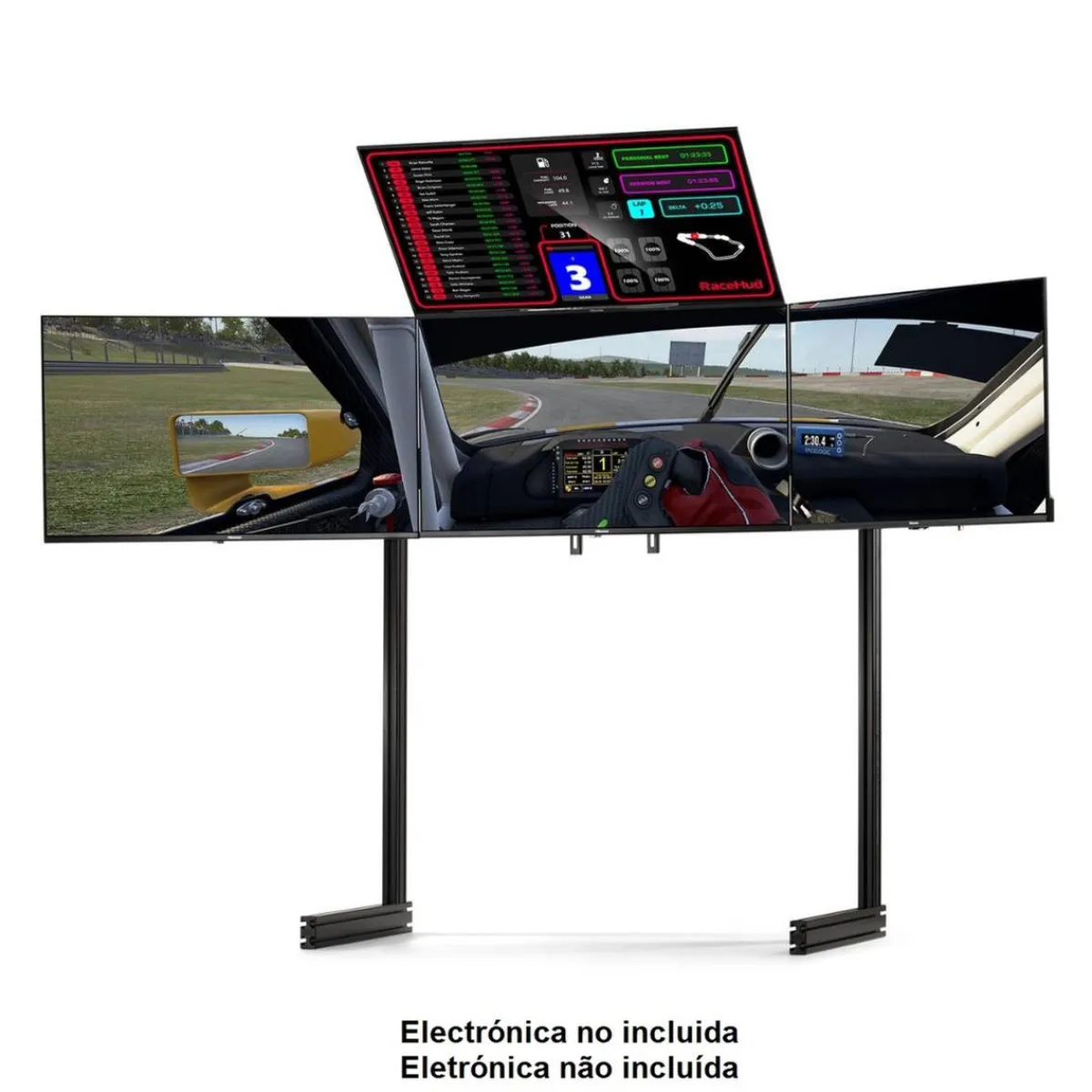 - Soporte cuatro monitores Elite Black*NEXT LEVEL RACING Hot