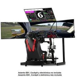 - Soporte cuatro monitores Elite Black*NEXT LEVEL RACING Hot