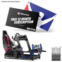 Cockpit Aluminium Simulator para sillón Gaming iRacing Edition*NEXT LEVEL RACING New