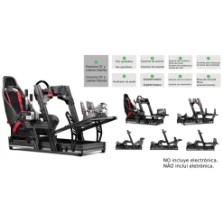 Cockpit Aluminium Simulator para sillón Gaming Wheel Plate Edition*NEXT LEVEL RACING Sale