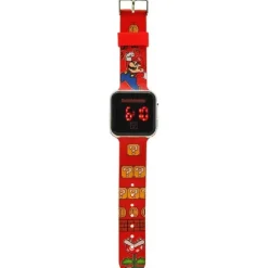 Discount Nintendo - Super Mario - Super Mario Reloj LED digital estilo Bros ㅤ Coleccionables Y Mini Mundos