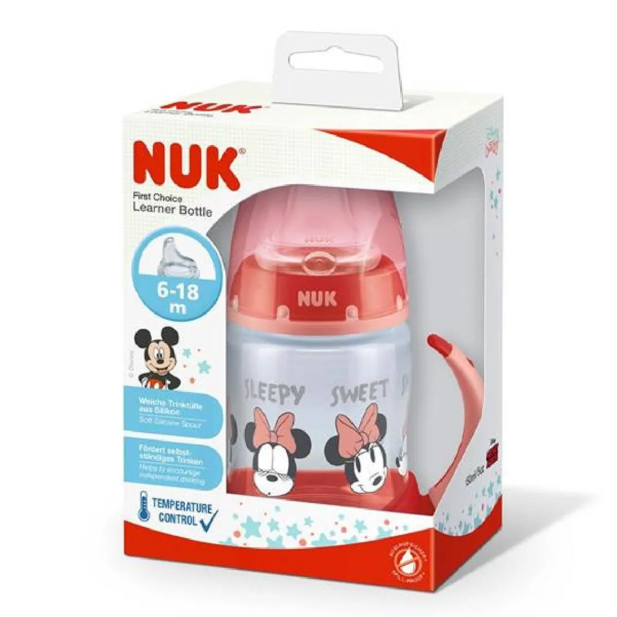 - Biberón aprendizaje First Choice Minnie 150 ml 6-18 meses*NUK New