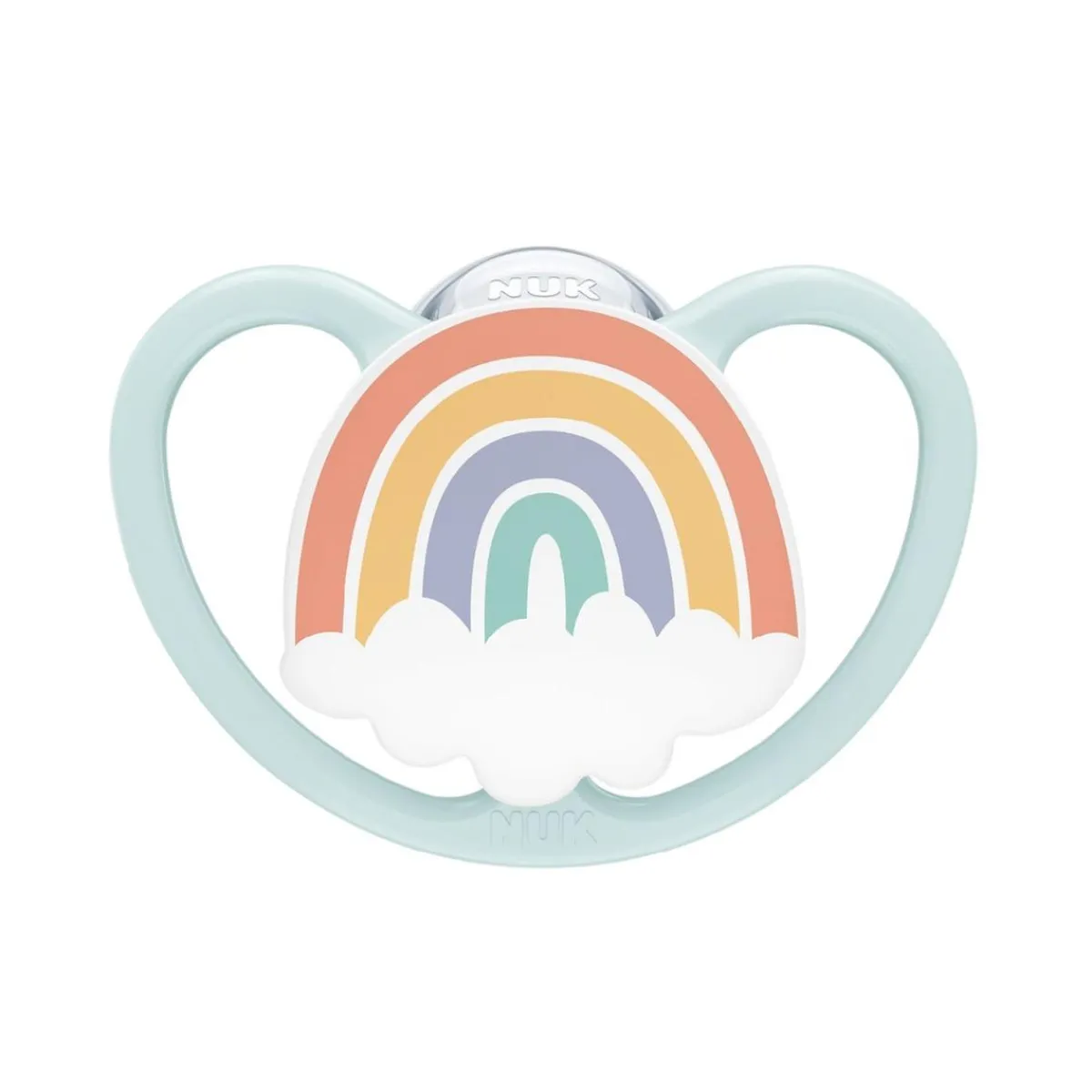 - Pack 2 chupetes Space silicona 0-6 meses Zorro/Arcoíris Biberones Y Chupetes·Chupetes
