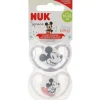 - Pack 2 chupetes Space silicona Mickey 18-36 meses*NUK Outlet